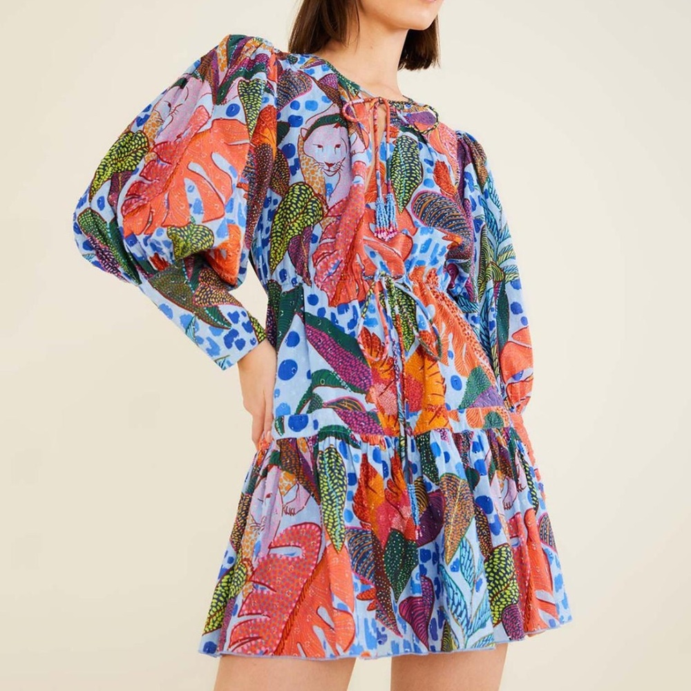 Farm Rio Tropical Mini Dress Size S